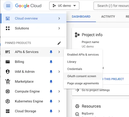 Google Console OAuth Consent Screen