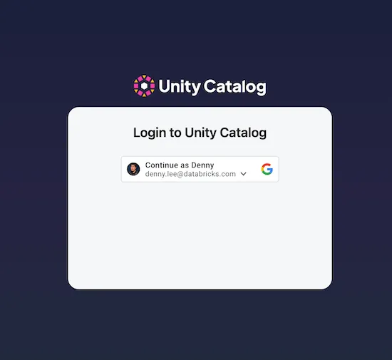 UC Google Auth Browser Window